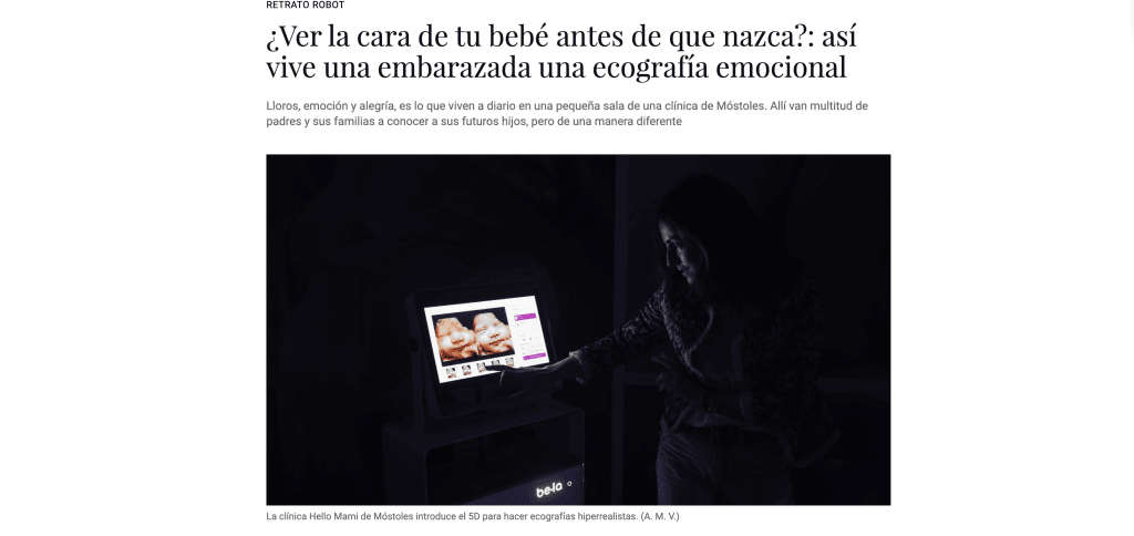 Beia Technology, destacada en El Confidencial por su innovador software de ecografías hiperrealistas